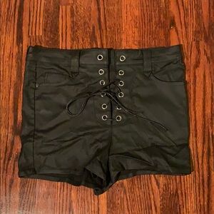 Leather Shorts